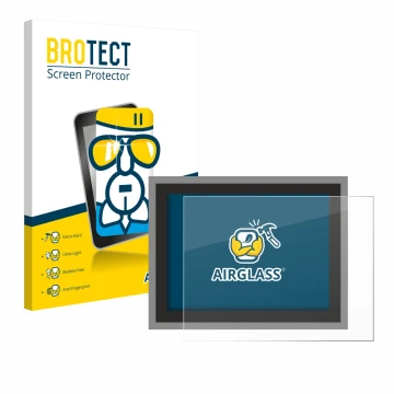 Parte frontale di una confezione del prodotto con il logo del marchio BROTECT. Accanto è raffigurato il dispositivo Megger MFT