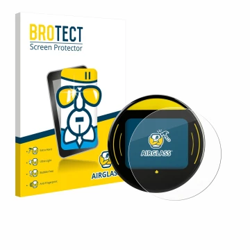 Parte frontale di una confezione del prodotto con il logo del marchio BROTECT. Accanto è raffigurato il dispositivo Nayax Onyx