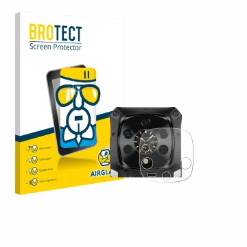 Parte frontale di una confezione del prodotto con il logo del marchio BROTECT. Accanto è raffigurato il dispositivo Ulefone Ar