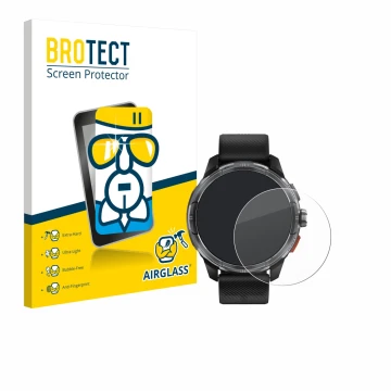 Parte frontale di una confezione del prodotto con il logo del marchio BROTECT. Accanto è raffigurato il dispositivo Haylou Sol