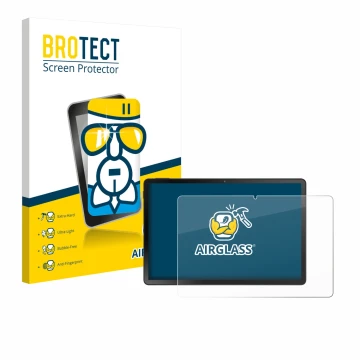 Parte frontale di una confezione del prodotto con il logo del marchio BROTECT. Accanto è raffigurato il dispositivo Doogee U11