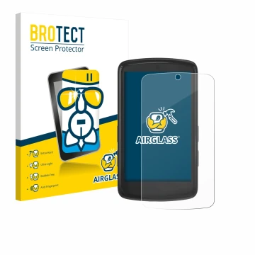 Parte frontale di una confezione del prodotto con il logo del marchio BROTECT. Accanto è raffigurato il dispositivo Bryton Rid