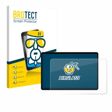 Parte frontale di una confezione del prodotto con il logo del marchio BROTECT. Accanto è raffigurato il dispositivo Meberry M8