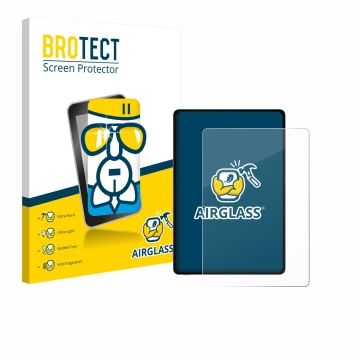 Parte frontale di una confezione del prodotto con il logo del marchio BROTECT. Accanto è raffigurato il dispositivo Honor Pad 