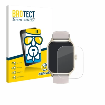 Parte frontale di una confezione del prodotto con il logo del marchio BROTECT. Accanto è raffigurato il dispositivo LAOYABB QS