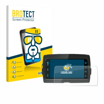 Parte frontale di una confezione del prodotto con il logo del marchio BROTECT. Accanto è raffigurato il dispositivo Diamond Au