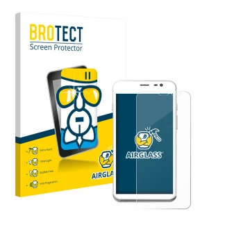 Parte frontale di una confezione del prodotto con il logo del marchio BROTECT. Accanto è raffigurato il dispositivo Pax CCV Fl