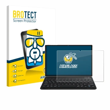 Parte frontale di una confezione del prodotto con il logo del marchio BROTECT. Accanto è raffigurato il dispositivo DEERTiME E