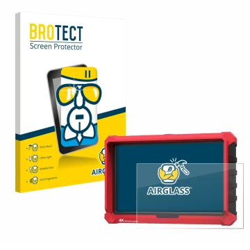 Parte frontale di una confezione del prodotto con il logo del marchio BROTECT. Accanto è raffigurato il dispositivo Lilliput A