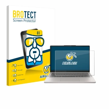 Parte frontale di una confezione del prodotto con il logo del marchio BROTECT. Accanto è raffigurato il dispositivo Lenovo Chr
