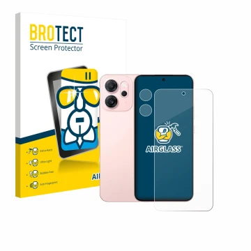 Parte frontale di una confezione del prodotto con il logo del marchio BROTECT. Accanto è raffigurato il dispositivo Oppo Reno 