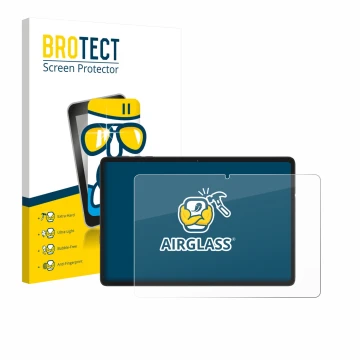Parte frontale di una confezione del prodotto con il logo del marchio BROTECT. Accanto è raffigurato il dispositivo Tabwee RM2