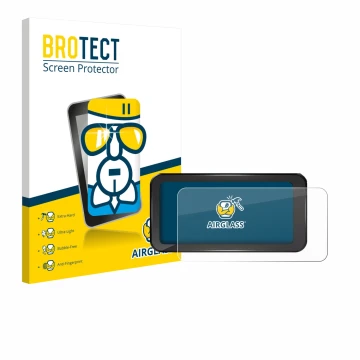 Parte frontale di una confezione del prodotto con il logo del marchio BROTECT. Accanto è raffigurato il dispositivo Aoocci C6 