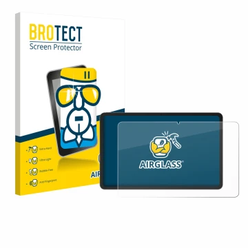 Parte frontale di una confezione del prodotto con il logo del marchio BROTECT. Accanto è raffigurato il dispositivo Doogee V P