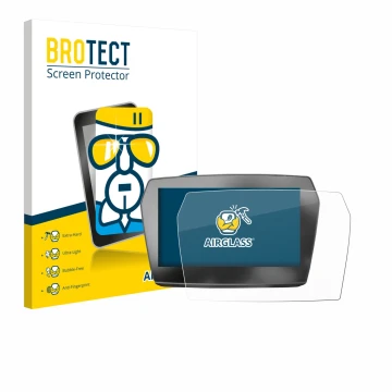 Parte frontale di una confezione del prodotto con il logo del marchio BROTECT. Accanto è raffigurato il dispositivo Voge 625 2