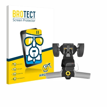Parte frontale di una confezione del prodotto con il logo del marchio BROTECT. Accanto è raffigurato il dispositivo PowaKaddy 