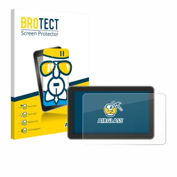 Parte frontale di una confezione del prodotto con il logo del marchio BROTECT. Accanto è raffigurato il dispositivo Bambu Lab 