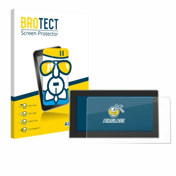 Parte frontale di una confezione del prodotto con il logo del marchio BROTECT. Accanto è raffigurato il dispositivo Volkswagen