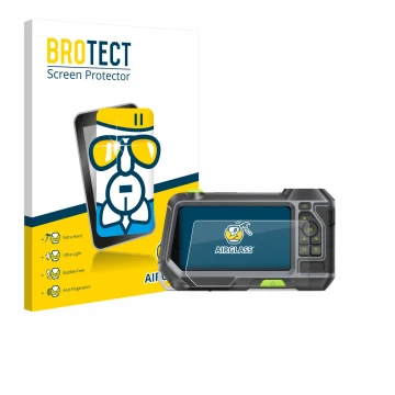 Parte frontale di una confezione del prodotto con il logo del marchio BROTECT. Accanto è raffigurato il dispositivo Teslong NT