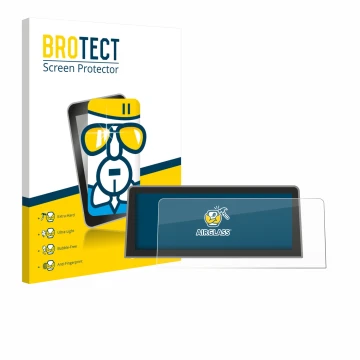 Parte frontale di una confezione del prodotto con il logo del marchio BROTECT. Accanto è raffigurato il dispositivo Roadtop BM