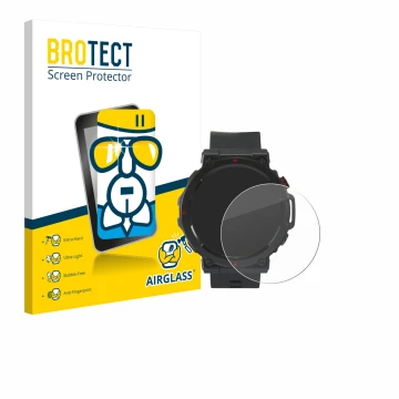 Parte frontale di una confezione del prodotto con il logo del marchio BROTECT. Accanto è raffigurato il dispositivo Crivit Spo