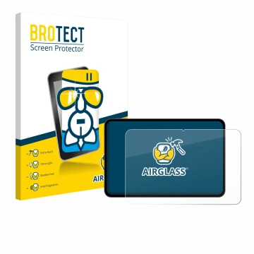 Parte frontale di una confezione del prodotto con il logo del marchio BROTECT. Accanto è raffigurato il dispositivo Teclast T6