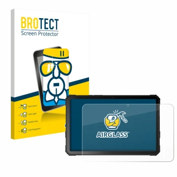 Parte frontale di una confezione del prodotto con il logo del marchio BROTECT. Accanto è raffigurato il dispositivo Fossibot D