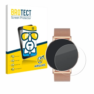 Parte frontale di una confezione del prodotto con il logo del marchio BROTECT. Accanto è raffigurato il dispositivo Levowatch 