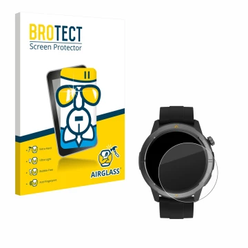 Parte frontale di una confezione del prodotto con il logo del marchio BROTECT. Accanto è raffigurato il dispositivo AGM Legion