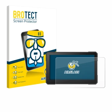 Parte frontale di una confezione del prodotto con il logo del marchio BROTECT. Accanto è raffigurato il dispositivo Interphone