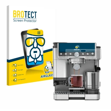 Parte frontale di una confezione del prodotto con il logo del marchio BROTECT. Accanto è raffigurato il dispositivo Ninja Luxe