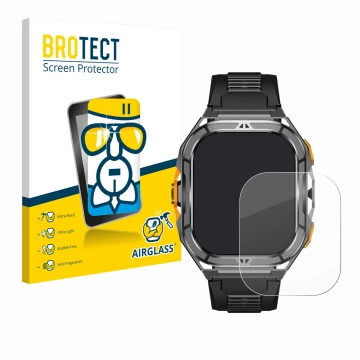 Parte frontale di una confezione del prodotto con il logo del marchio BROTECT. Accanto è raffigurato il dispositivo Stahlgear 