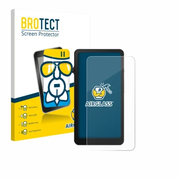 Parte frontale di una confezione del prodotto con il logo del marchio BROTECT. Accanto è raffigurato il dispositivo DuRoBo Kro