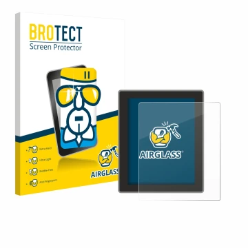 Parte frontale di una confezione del prodotto con il logo del marchio BROTECT. Accanto è raffigurato il dispositivo Peterson S