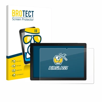 Parte frontale di una confezione del prodotto con il logo del marchio BROTECT. Accanto è raffigurato il dispositivo MUISOO A10