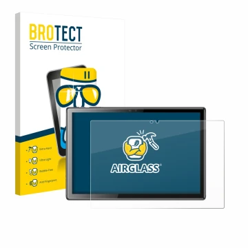 Parte frontale di una confezione del prodotto con il logo del marchio BROTECT. Accanto è raffigurato il dispositivo Tibuta A10