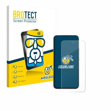 Parte frontale di una confezione del prodotto con il logo del marchio BROTECT. Accanto è raffigurato il dispositivo Xiaomi 15T