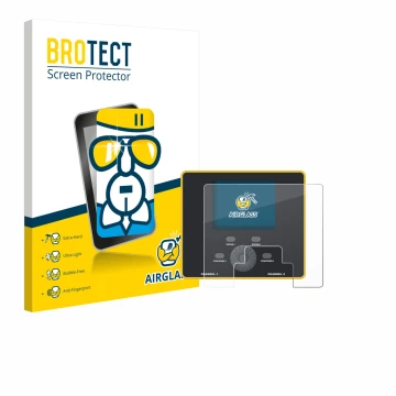 Parte frontale di una confezione del prodotto con il logo del marchio BROTECT. Accanto è raffigurato il dispositivo Junsi iCha