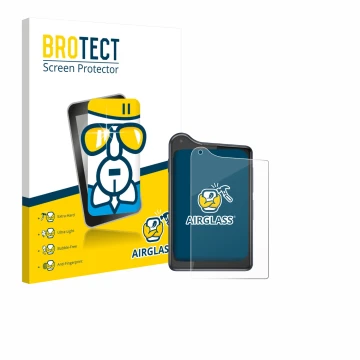 Parte frontale di una confezione del prodotto con il logo del marchio BROTECT. Accanto è raffigurato il dispositivo Xiaomi Qin