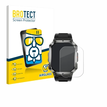 Parte frontale di una confezione del prodotto con il logo del marchio BROTECT. Accanto è raffigurato il dispositivo Iowodo W70