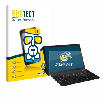 Parte frontale di una confezione del prodotto con il logo del marchio BROTECT. Accanto è raffigurato il dispositivo Laptok LAP