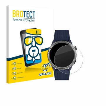 Parte frontale di una confezione del prodotto con il logo del marchio BROTECT. Accanto è raffigurato il dispositivo Reflex Act