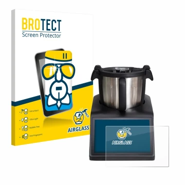 Parte frontale di una confezione del prodotto con il logo del marchio BROTECT. Accanto è raffigurato il dispositivo Ufesa Tota