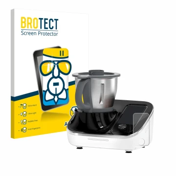 Parte frontale di una confezione del prodotto con il logo del marchio BROTECT. Accanto è raffigurato il dispositivo TOKIT Omni