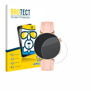 Parte frontale di una confezione del prodotto con il logo del marchio BROTECT. Accanto è raffigurato il dispositivo Knauermann