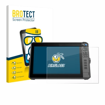 Parte frontale di una confezione del prodotto con il logo del marchio BROTECT. Accanto è raffigurato il dispositivo Lowrance H