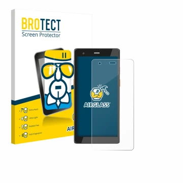 Parte frontale di una confezione del prodotto con il logo del marchio BROTECT. Accanto è raffigurato il dispositivo Scorpion 6