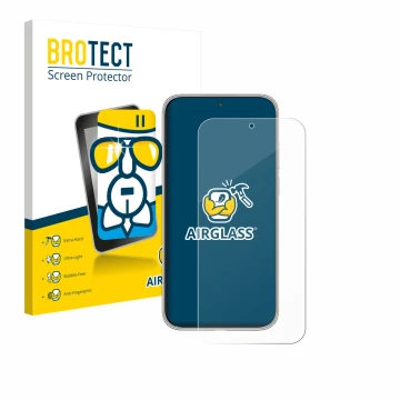 Parte frontale di una confezione del prodotto con il logo del marchio BROTECT. Accanto è raffigurato il dispositivo Huawei Mat