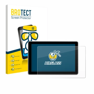Parte frontale di una confezione del prodotto con il logo del marchio BROTECT. Accanto è raffigurato il dispositivo Rollei Vil