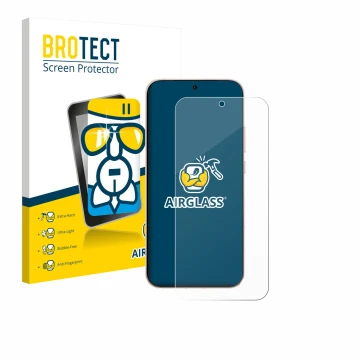 Parte frontale di una confezione del prodotto con il logo del marchio BROTECT. Accanto è raffigurato il dispositivo Oppo Reno 
